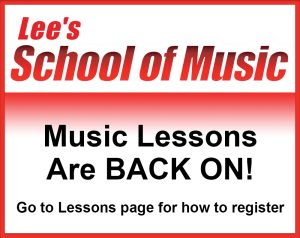 Lee's Music lessons are back on